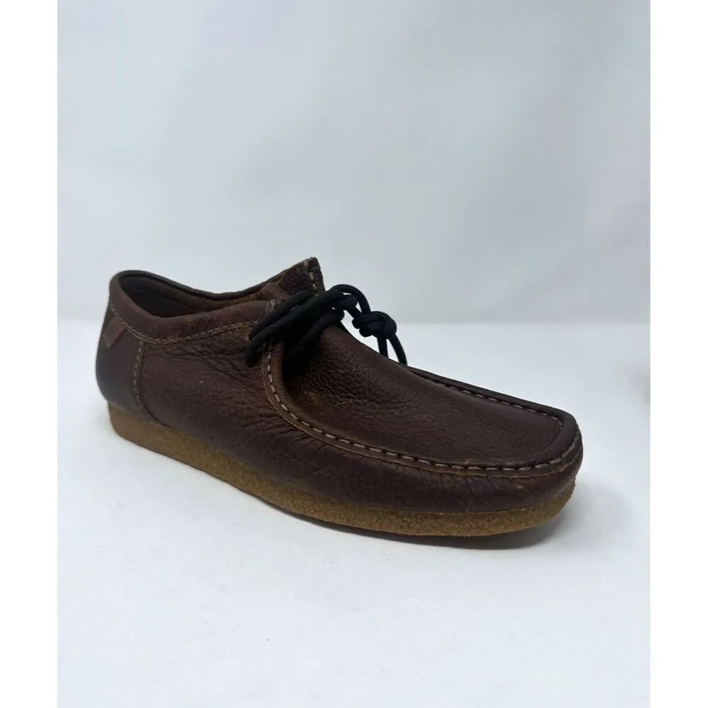 Clarks  size 10.5 Originals Shacre II Run Tan Tumbled Leather 26159431 NEW